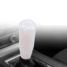 Jdm Pearl White Long Stick Manual Car Racing Gear Shift Knob Shifter Universal