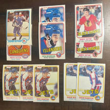 LOT OF 11 1981-82 O-Pee-Chee OPC ROOKIE Card Lot - Stastny Morrow Sutter Babych