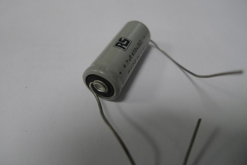 Capacitor Axial Capacitor 4.7uF 450v DC Radio Spares - Picture 9 of 12
