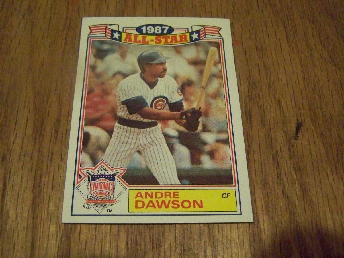 ANDRE DAWSON 1987 TOPPS ALL STAR GAME COMMEMORATIVE SET BASEBALL 