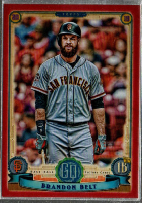 2019 Topps Gypsy Queen Red #46 Brandon Belt /10 