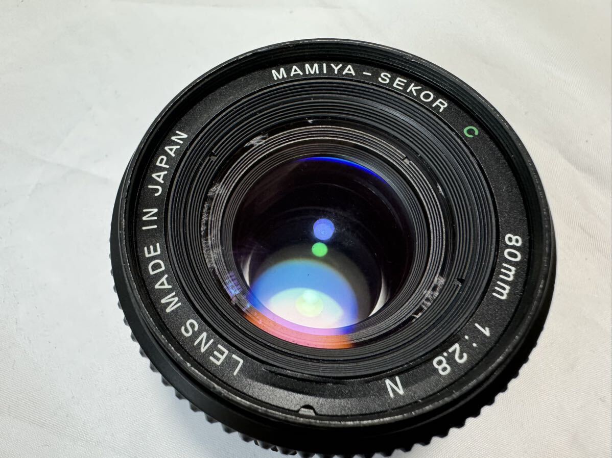 MAMIYA-SEKOR C 80mm 1:2.8 N Single Focus Camera Lens Made in MAMIYA-SEKOR C 80mm 1:2.8 N Single Focus Camera Lens Made in