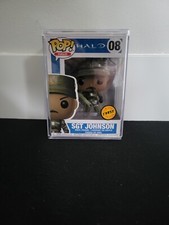 Funko Pop Vinyl - SGT. Johnson #8 (Halo) CHASE with Pop Protector