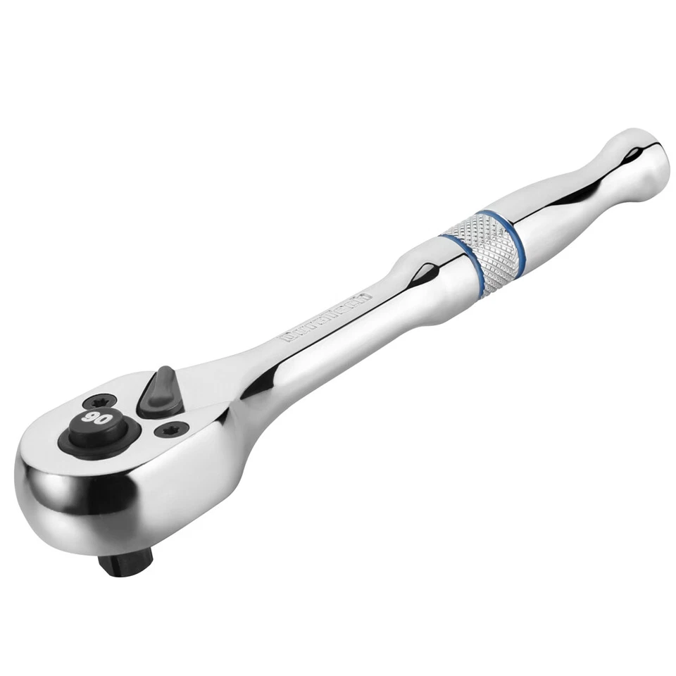 DURATECH 1/4-Inch Drive Ratchet Handle Ratchet Wrench Socket Wrench 90-Tooth NEW - Image 2 of 4