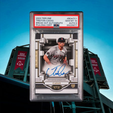 2023 Topps Tier One Break Out Auto /299 Triston Casas #BOA-TC1 Rookie Auto RC