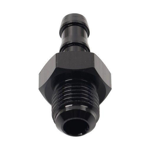 6AN AN6 Male to 5/16" Barb Push on Lock fitting Oil Fuel Hose Adapter Aluminum - Picture 3 of 10
