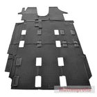 Rubber mats rubber floor mats VW T5 Caravelle complete passenger compartment from manufacturing year 2003-ro