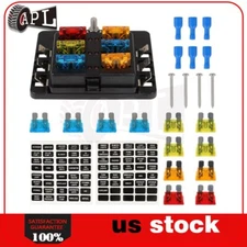 ?Waterproof 6 Way ATC ATO Auto Blade Fuse Holder Box Block For Marine Car Truck