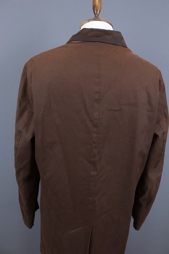 ETRO MILANO Brown Overcoat Wool Trench Long Coat Jacket Size XL - Picture 19 of 22