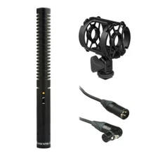 Rode NTG-1 Condenser Shotgun Microphone Kit w/ Shock Mount and Microphone Cable