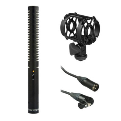 Rode NTG-1 Condenser Shotgun Microphone Kit w/ Shock Mount and Microphone Cable