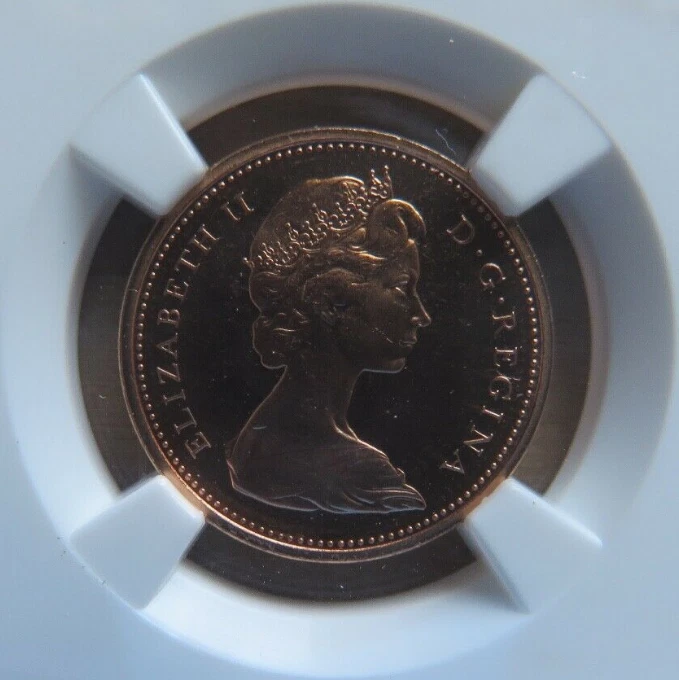 :1970 ELIZABETH-II 1C CENT CANADA NGC PL-66-RD RED BEAUTY LOW-POP HIGHEST-GRADES - Image 3 of 3