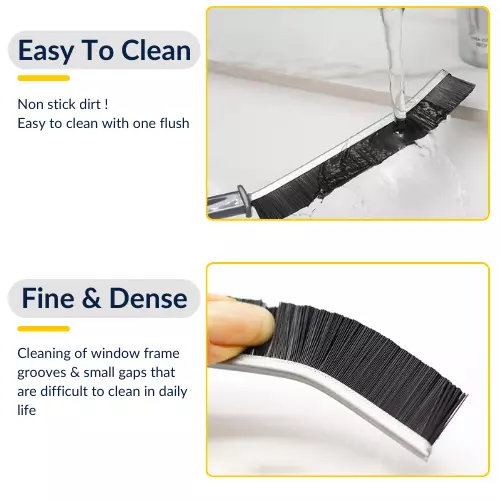 Hard Bristle Crevice Cleaning Brush Gap Cleaning Tool For Kitchen Bathroom - Picture 5 of 10
