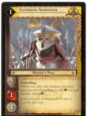 Lord Of The Rings CCG Card TTT 4.R229 Easterling Skirmisher