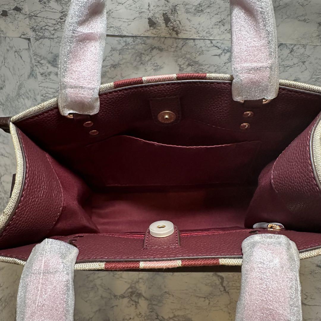 NWT COACH Shoulder Bag Tote Bag Beige Signature | eBay