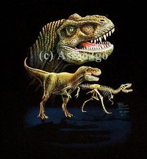 TYRANNOSAURUS REX-3 VIEWS--T Rex Cretaceous Dinosaurs Kids T shirts NEW  XS-L