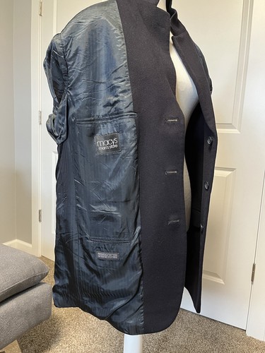 TASSO ELBA MEN'S NAVY 100% CASHMERE SPORT JACKET SZ 44R 3-BUTTON MADE IN POLAND - Picture 18 of 23