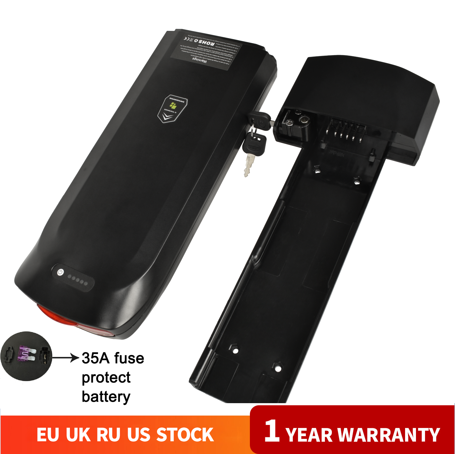 Bicicletta elettrica Tipo portabatteria o tubo obliquo 36/48V 10AH 12