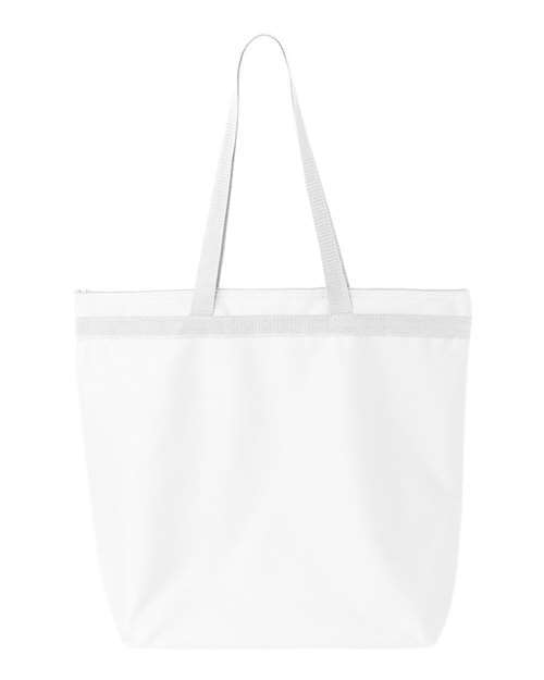 Liberty Bags Large Tote With ZIPPER Closure. 8802 Orange One