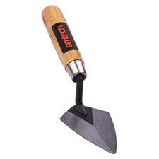 4" Pointing Trowel Lighweight Hardened Steel Blade Wooden Handle Concrete DIY
