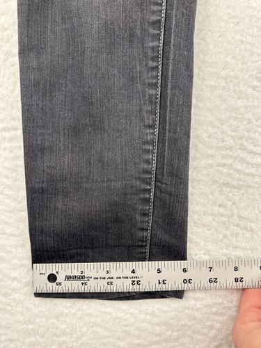 PrAna Kara Jeans Women's 4/27 Gray Cotton Stretch Low-Rise Skinny Leg Zip Fly - Picture 3 of 10