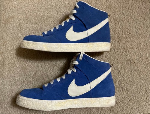 blue suede nike dunks