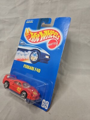 Hot Wheels 1992 Ferrari F40 Collector No. 69 Red for sale online
