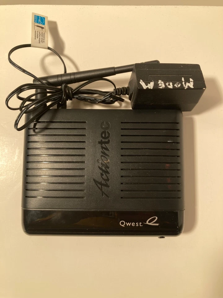 Actiontec/Qwest PK5000 Wireless DSL Modem w/ Antenna & A/C Adapter - Image 2 of 4