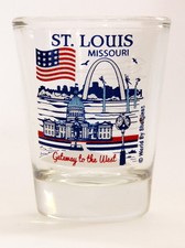 ST.LOUIS MISSOURI GREAT AMERICAN CITIES COLLECTION SHOT GLASS SHOTGLASS