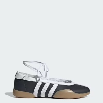 Size 9.5 - adidas Taekwondo Mei Ballet Black White Gum W for