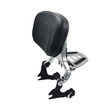 Quick Release Mount Multi-Purpose Driver Passenger Backrest For Harley Touring