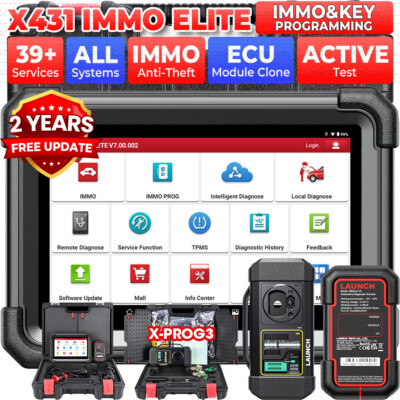 2026 Launch X431 IMMO PLUS PRO 5 X-PROG 3 Diagnosegerät Key Schlüssel Programm