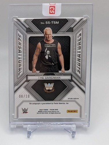2024 Panini Prizm WWE The Sandman Sensational Signatures Gold Auto 8/10 - 第 2/2 張圖片