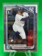2024 Bowman Chrome 1st Bowman #BCP-154 Christopher Familia New York Yankees