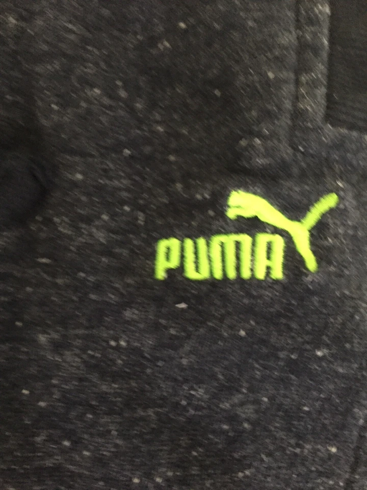 Pantalones de pijama Puma para niños S (7/8) ropa de salón azul moteado blanco 21" pulgadas Foto 4 de 4