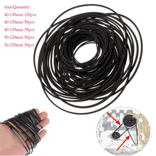 Universal Cassette Tape Rubber Belts Assorted 30-120mm Recorder Repair Kit