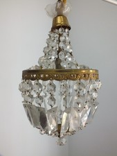 VINTAGE FRENCH EMPIRE STYLE CRYSTAL CHANDELIER  PROJECT