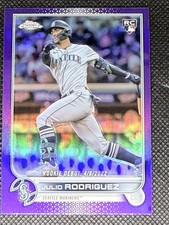 2022 Topps Chrome Update Series - Rookie Debut Julio Rodriguez #USC165 Purple...