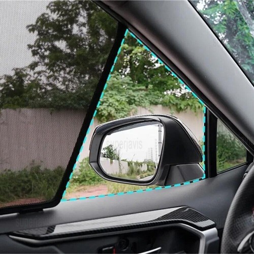 Magnetic Window Sunshade For Mazda 3 Hatchback 19- Mesh Windshield Frame Curtain - Picture 2 of 14