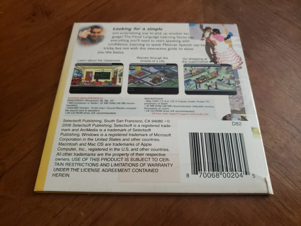 Spanish Visual Language Learning Series AAC Media Windows/Macintosh CD-Rom - Image 2 of 2