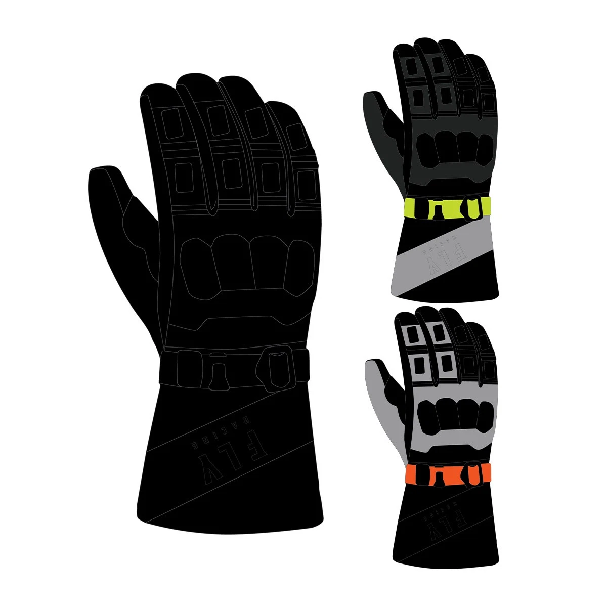 FLY Racing Insulated Waterproof Glacier Gloves