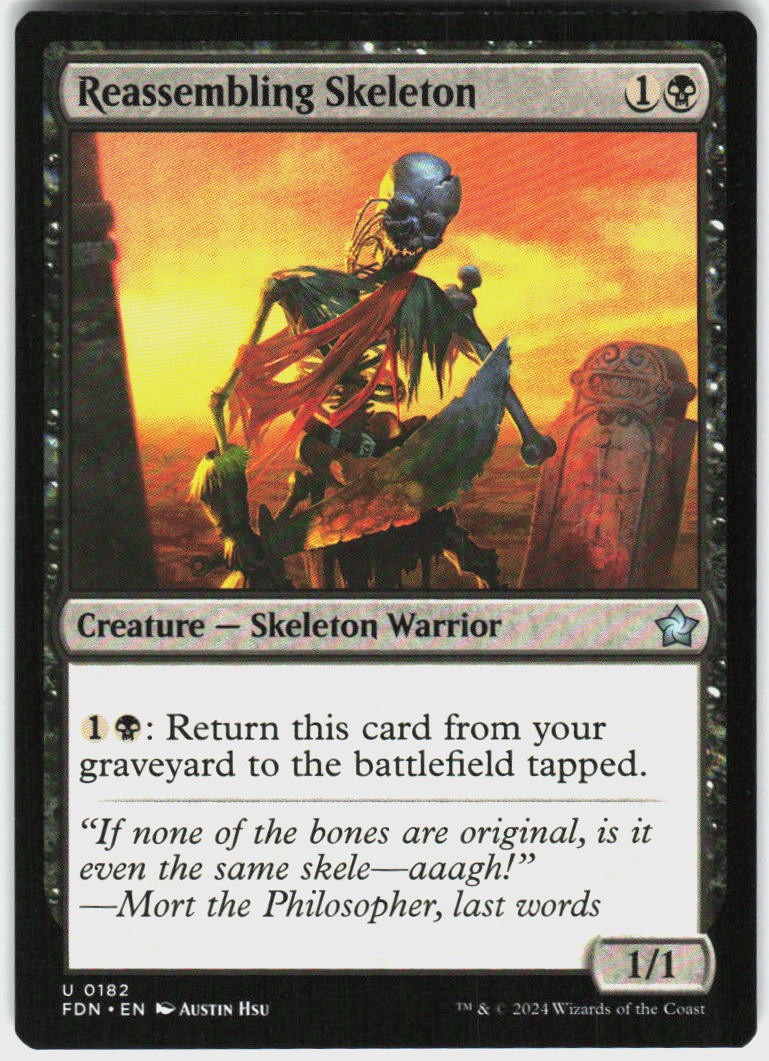 Reassembling Skeleton 182 Uncommon Near Mint
