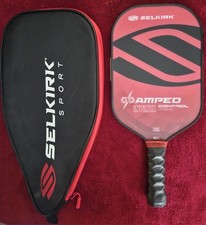 Excellent Selkirk AMPED Control Invikta Pickleball Paddle, Red/Black