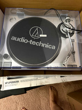 Audio-Technica AT-LP120XUSB Direct Drive USB DJ Turntable S-Shaped Silver