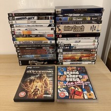 PC Games Bundle Job Lot x 32 Total PC CD-Rom Semi Vintage, strategic warfare etc