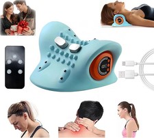 Hugterra Neck Massager 2025 Neck and Shoulder Relaxer with Heat 3 Modes Porta
