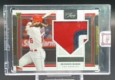 2022 Panini Three and Two Rookie Jerseys Gold/35 Brandon Marsh #RJ-BM RC