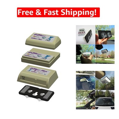 Durable EZ Pass Toll Holder with Dual Suction Cups   Fits E-ZPass & I-Pass