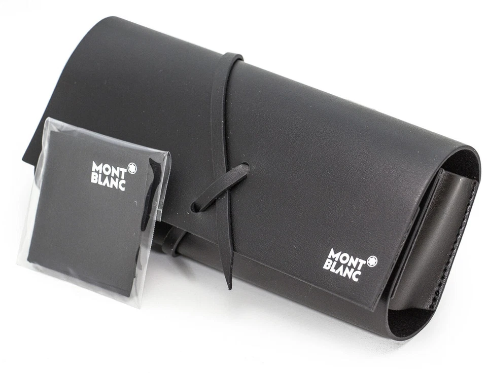 NOVO Óculos de Sol Mont Blanc MB0155S-007 51mm 100% Autêntico - Imagem 4 de 4