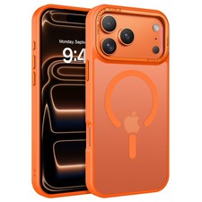Magnetic iPhone 17 Pro Max Skin-Friendly iPhone 17 Pro Max 6.9", Cosmic Orange